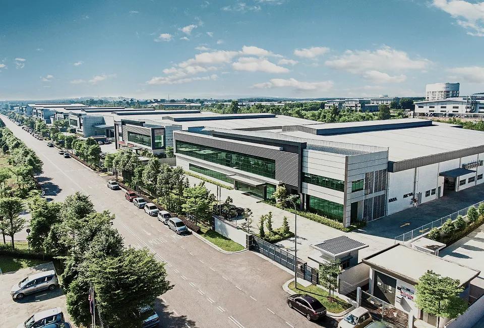 Modern hair care and cosmetic manufacturing facility with state-of-the-art equipment and automated production lines